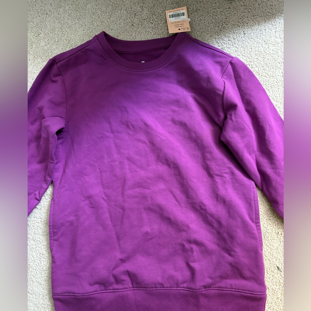 Primary Purple Kids Sweatshirt